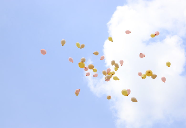 Ballons am Himmel